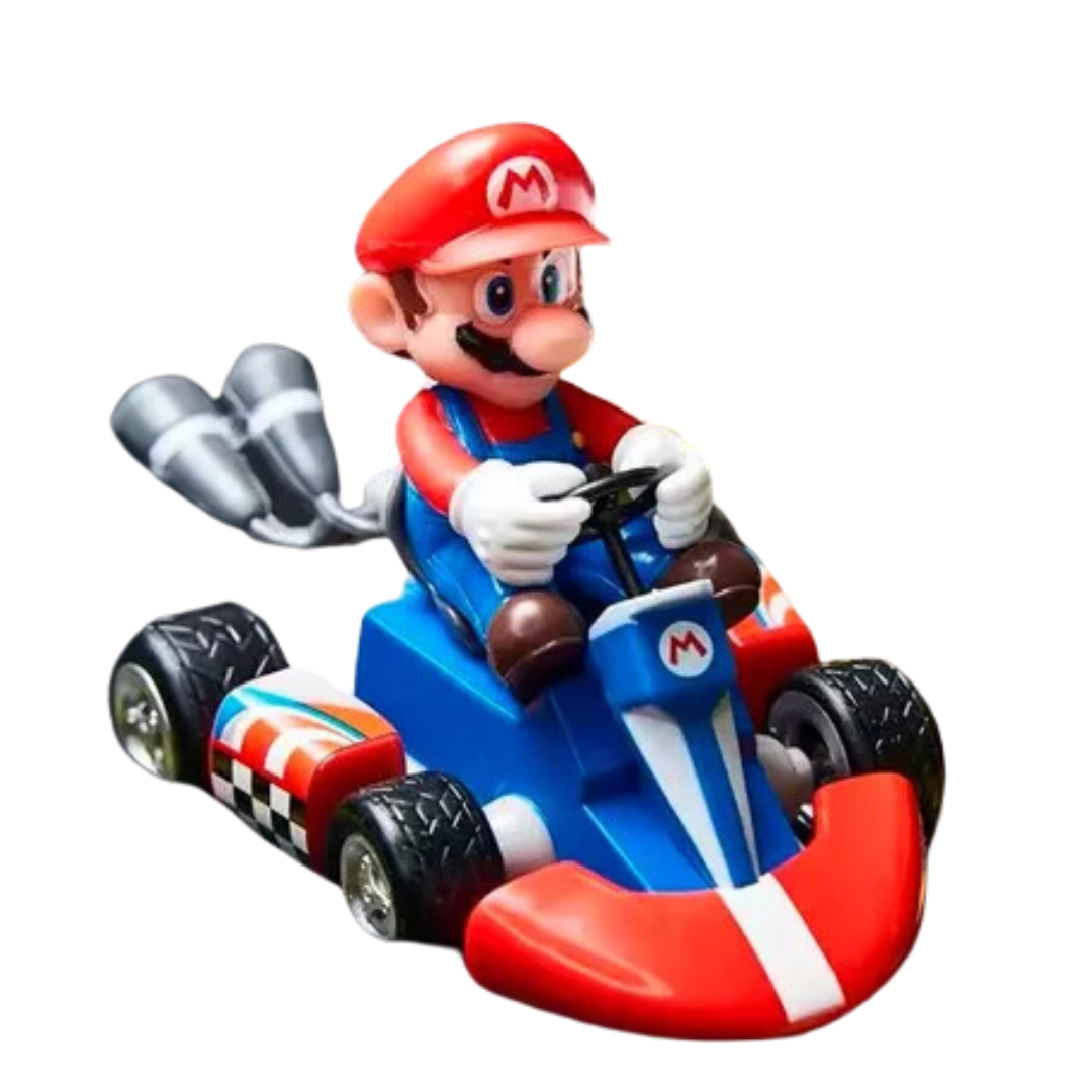 Carro Mario Bros Kart Luces Juguete